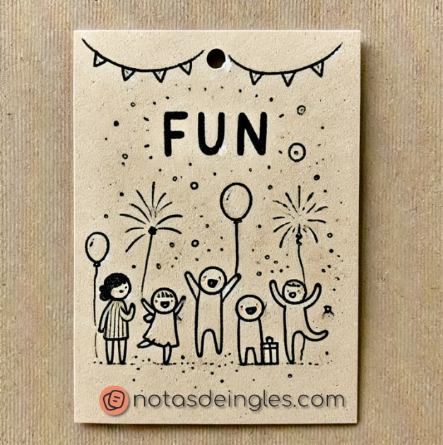 Uso de FUN en inglés