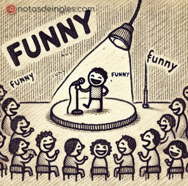 Uso de FUNNY en inglés